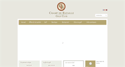 Desktop Screenshot of champdebataille.com