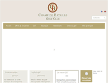 Tablet Screenshot of champdebataille.com